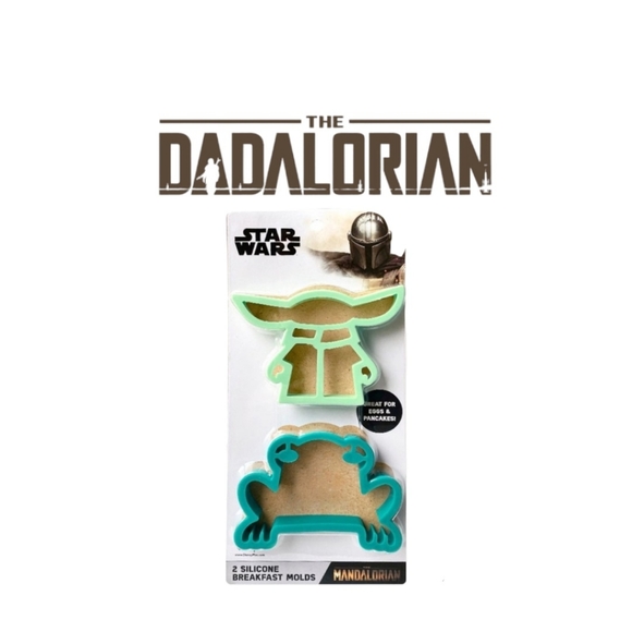 Disney STAR WARSMandalorian Silicone Pancake Egg Breakfast Molds - Picture 3 of 3
